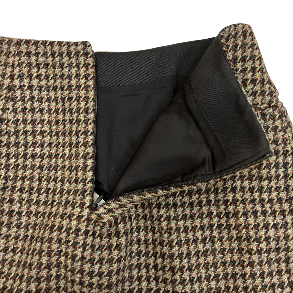 23AWブリティッシュウールツイードスカートA23AS03BT BRITISH WOOL TWEED MINI SKIRT