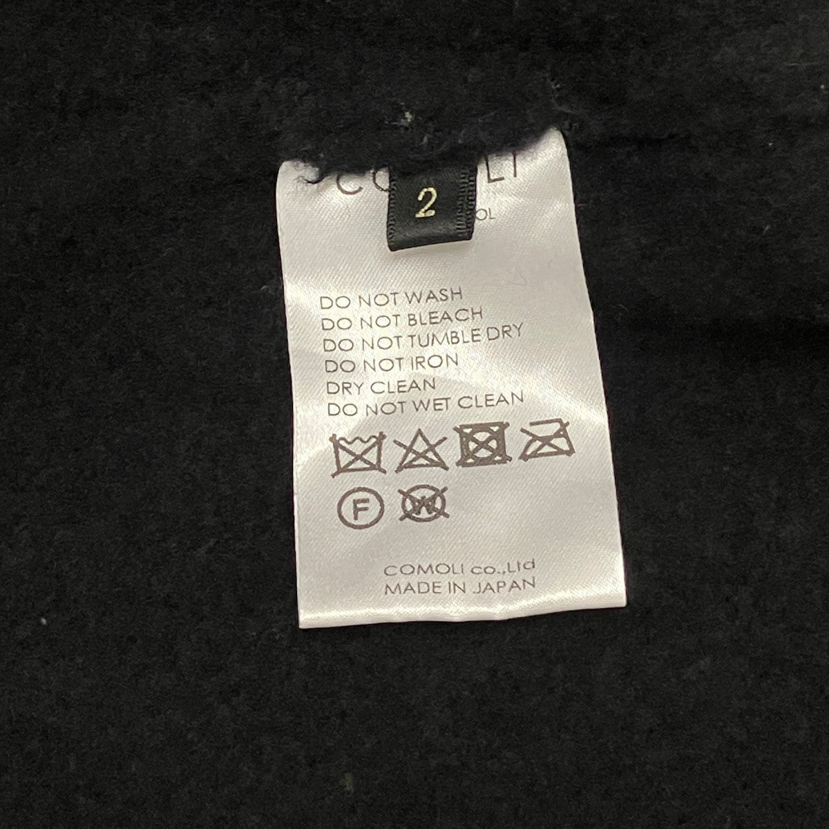 24AW縮絨ウール ジップショートジャケットウールジップアップジャケットA03-01014