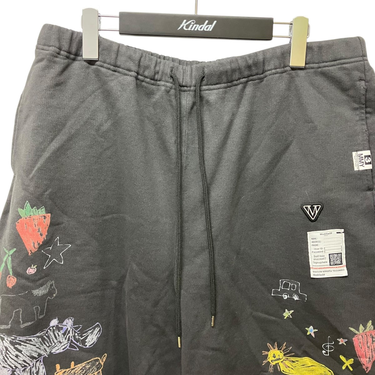 Maison MIHARA YASUHIRO 26SSKIDS DOUBLE SHORTSプリントスウェットハーフパンツJ16SP773-0 古着・中古-3枚目のアイテム画像