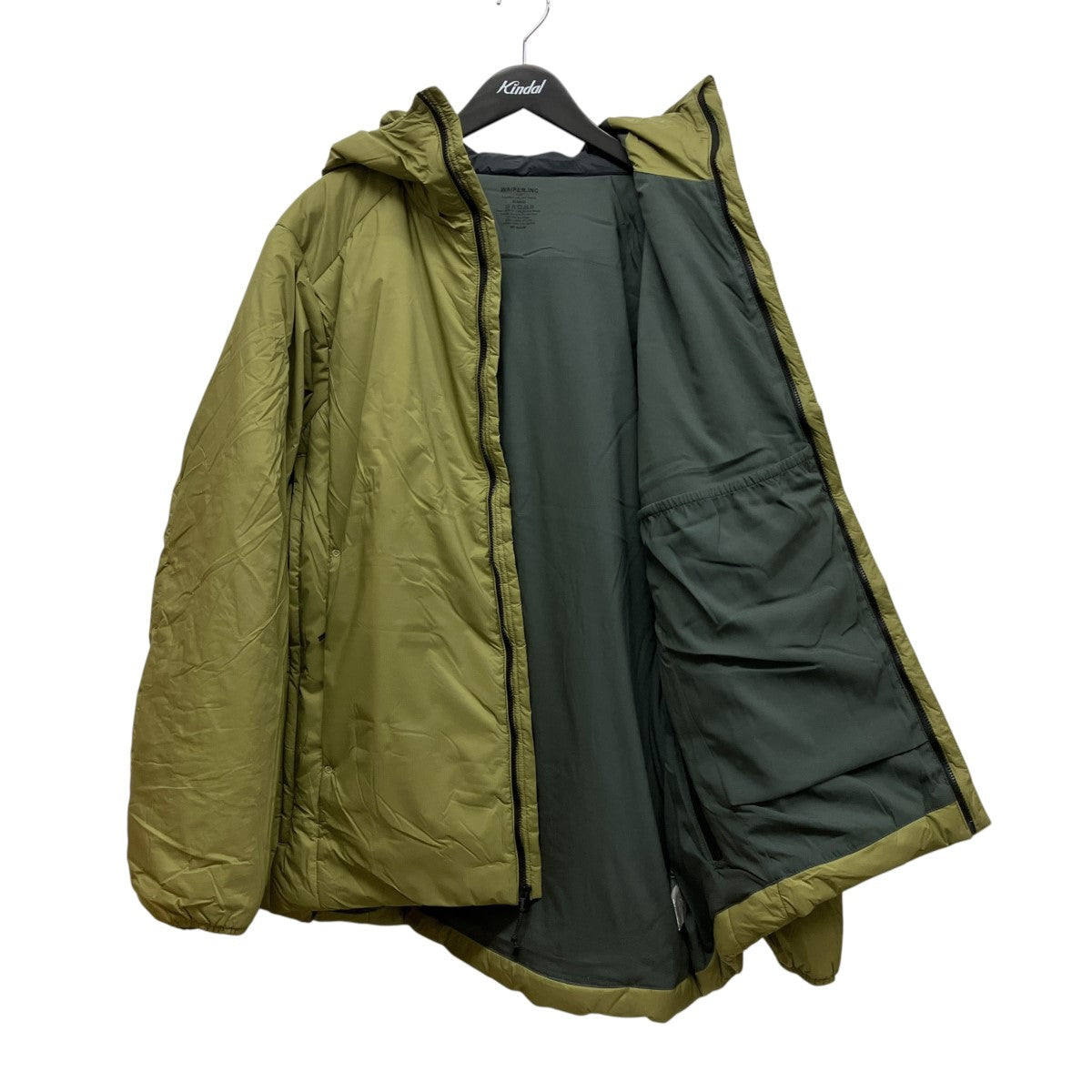 WAIPER 米軍 TEST PROJECT THERMO AIRLOFT PRIMALOFT パーカ PERTEX QUANTUM PRO中綿ジャケットWP1125 古着・中古-5枚目のアイテム画像