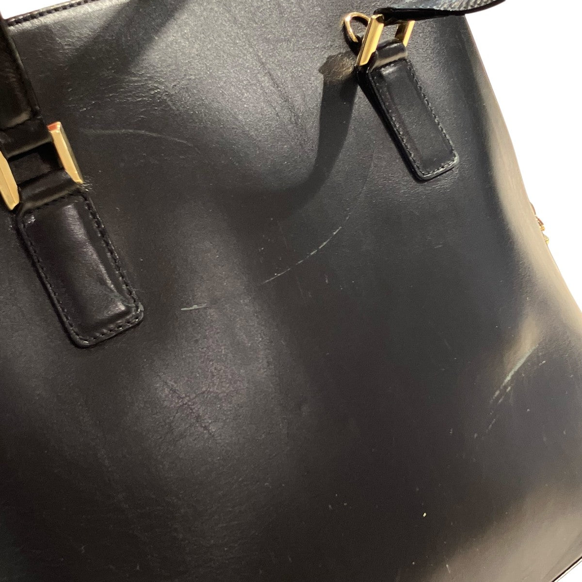 Salvatore Ferragamo レザーハンドバッグ 古着・中古-8枚目のアイテム画像