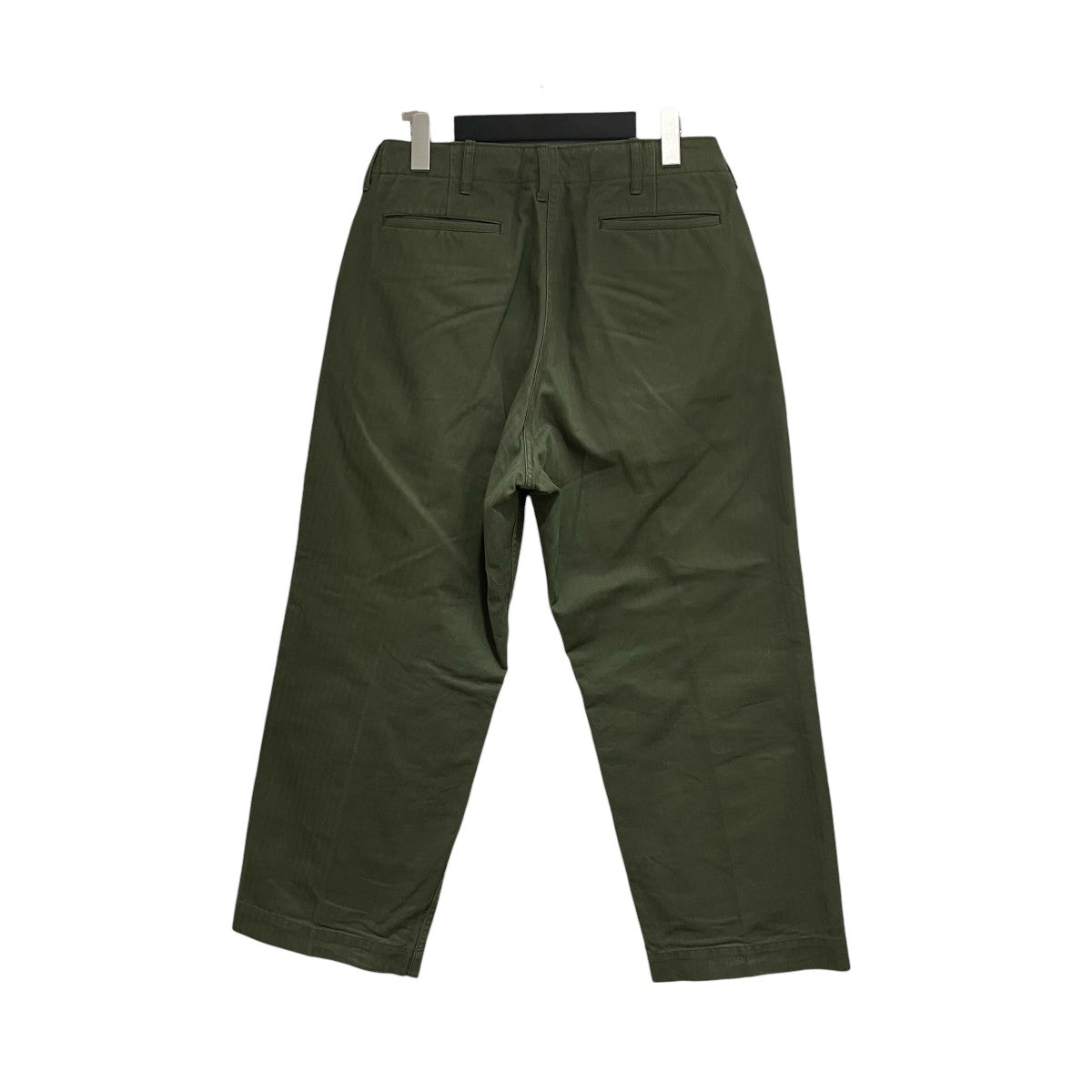 BEAMS PLUS ヘリンボーンストレートパンツ38-23-0126-791 MIL Trousers Herringbone 古着・中古-2枚目のアイテム画像