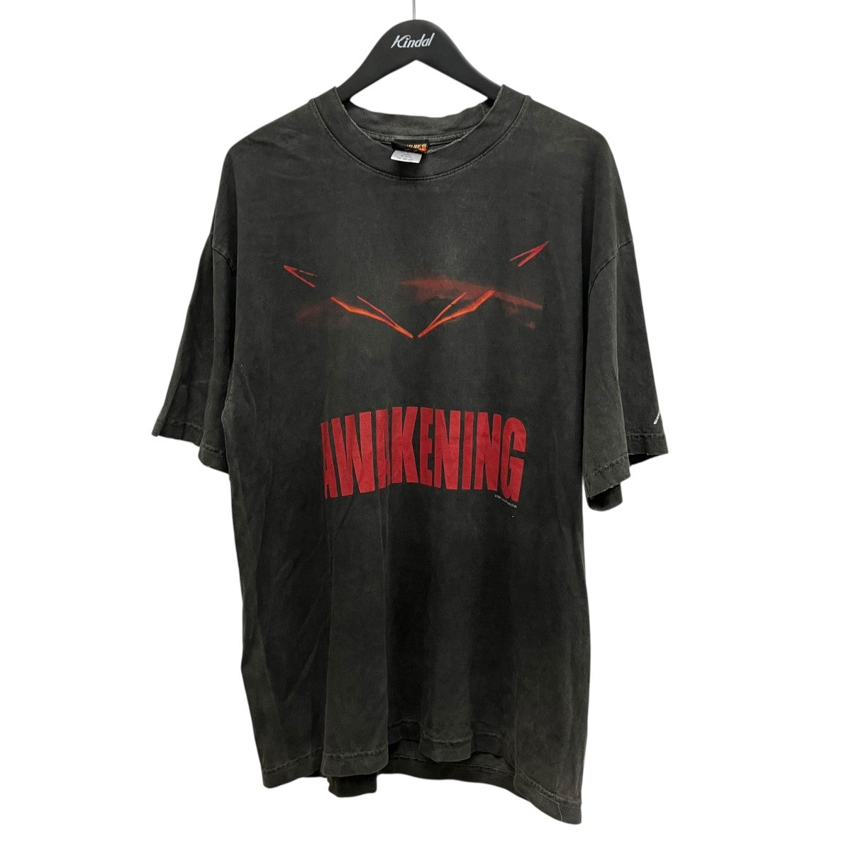 ヴィンテージ加工コットンヘビーウェイトプリントTシャツ