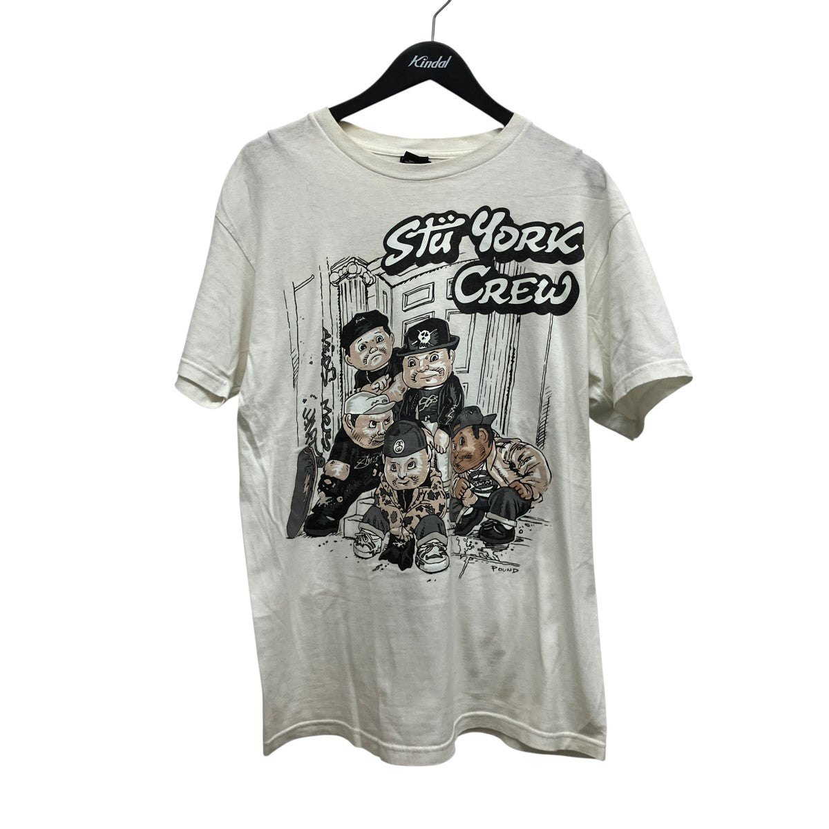 STU YORK CREWプリントTシャツ