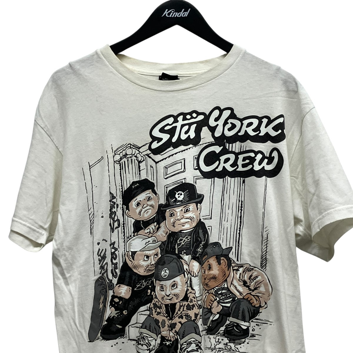 STU YORK CREWプリントTシャツ