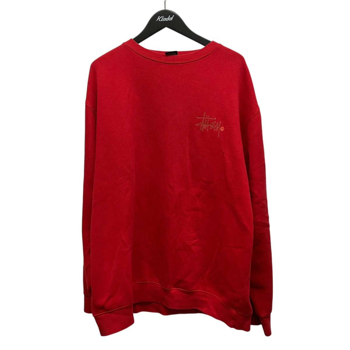 stussy 紺タグバックプリントプリントスウェット 古着・中古-1枚目のアイテム画像