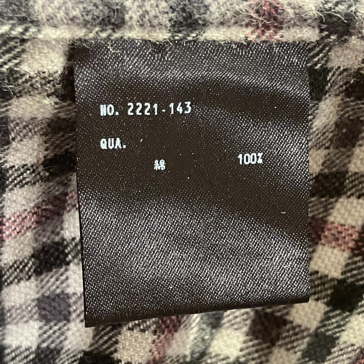 コットンギンガムチェックシャツ2221-143