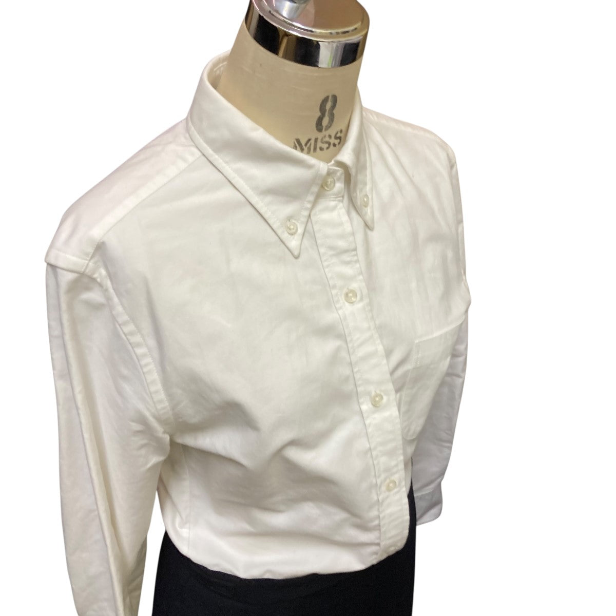 Thom Browne 2PLY FRESCO HIGHWAIST A-LINE SHIRT DRESS2 PLY フレスコ ハイウェスト Aライン ビローザニー シャツドレスFDSC75C-00473415 古着・中古-4枚目のアイテム画像