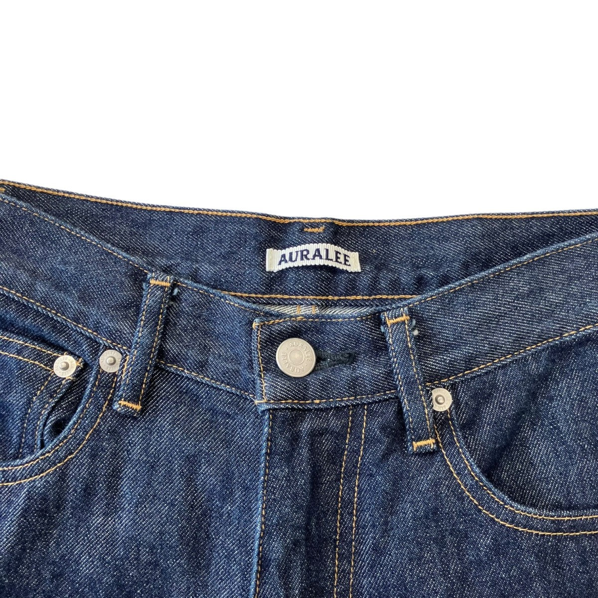 AURALEE 26SSHARD TWIST DENIM 5P PANTSハードツイスト5ポケットストレートデニムパンツA00P02DM 古着・中古-3枚目のアイテム画像