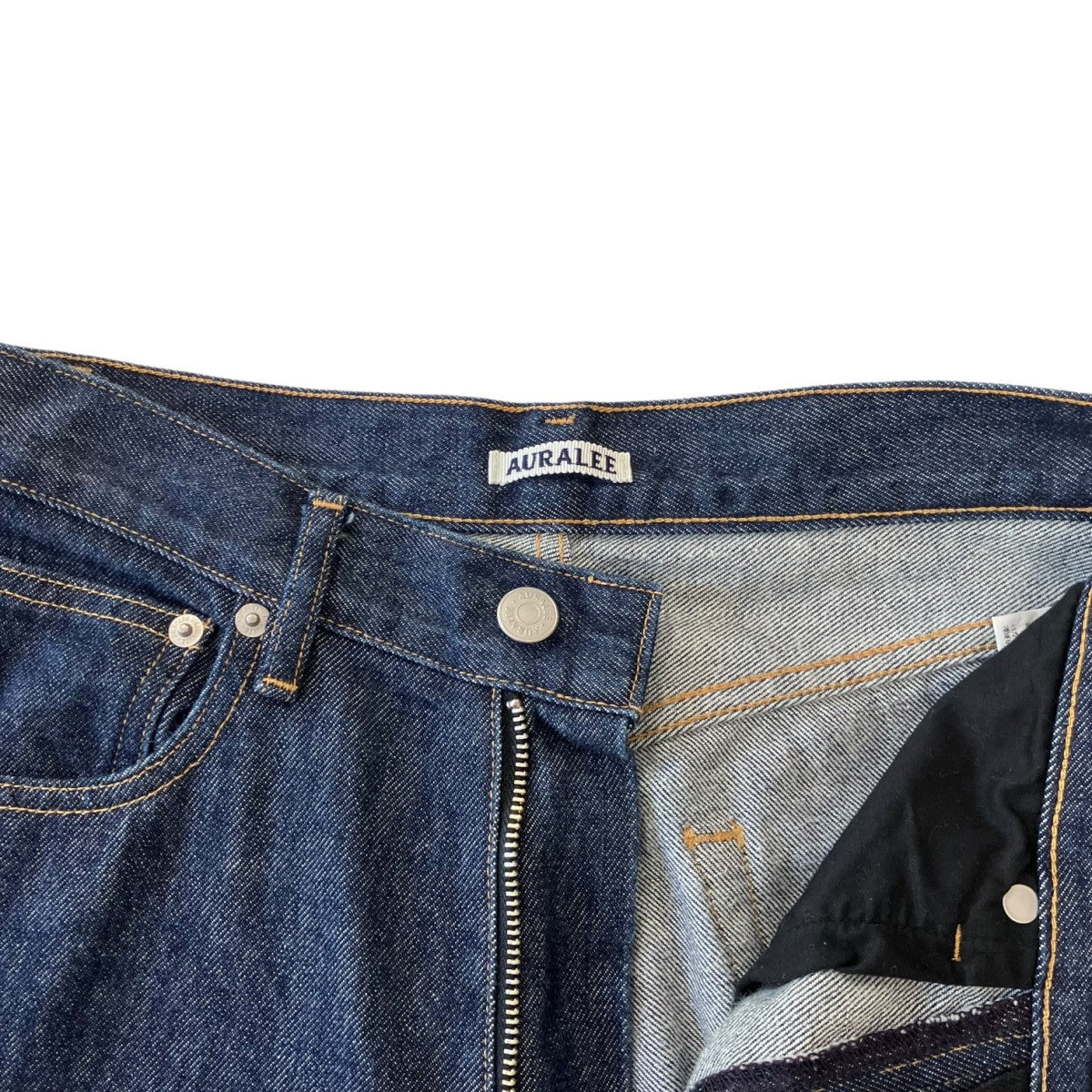 AURALEE 26SSHARD TWIST DENIM 5P PANTSハードツイスト5ポケットストレートデニムパンツA00P02DM 古着・中古-4枚目のアイテム画像
