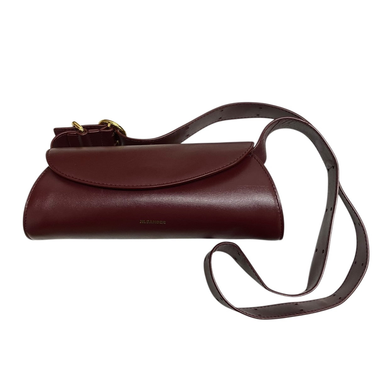 JIL SANDER CANNOLO MINIレザーショルダーバッグ 古着・中古-1枚目のアイテム画像
