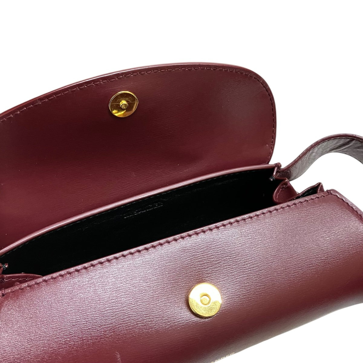 JIL SANDER CANNOLO MINIレザーショルダーバッグ 古着・中古-5枚目のアイテム画像