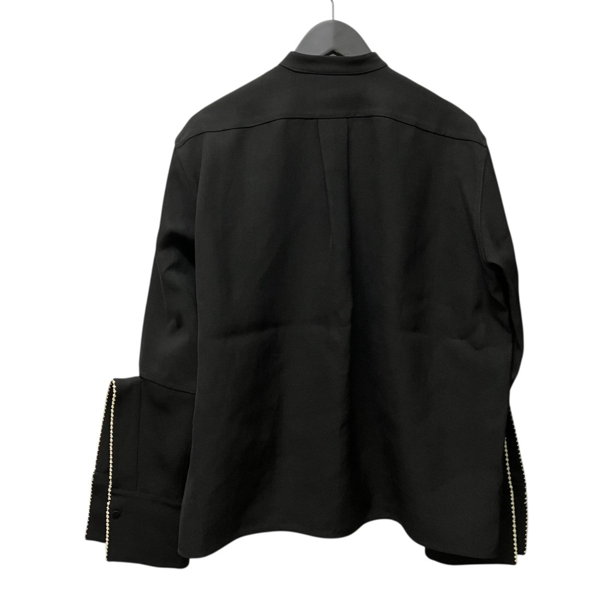 JIL SANDER ノーカラー刺しゅうシャツジャケットJ02DL0231 古着・中古-2枚目のアイテム画像