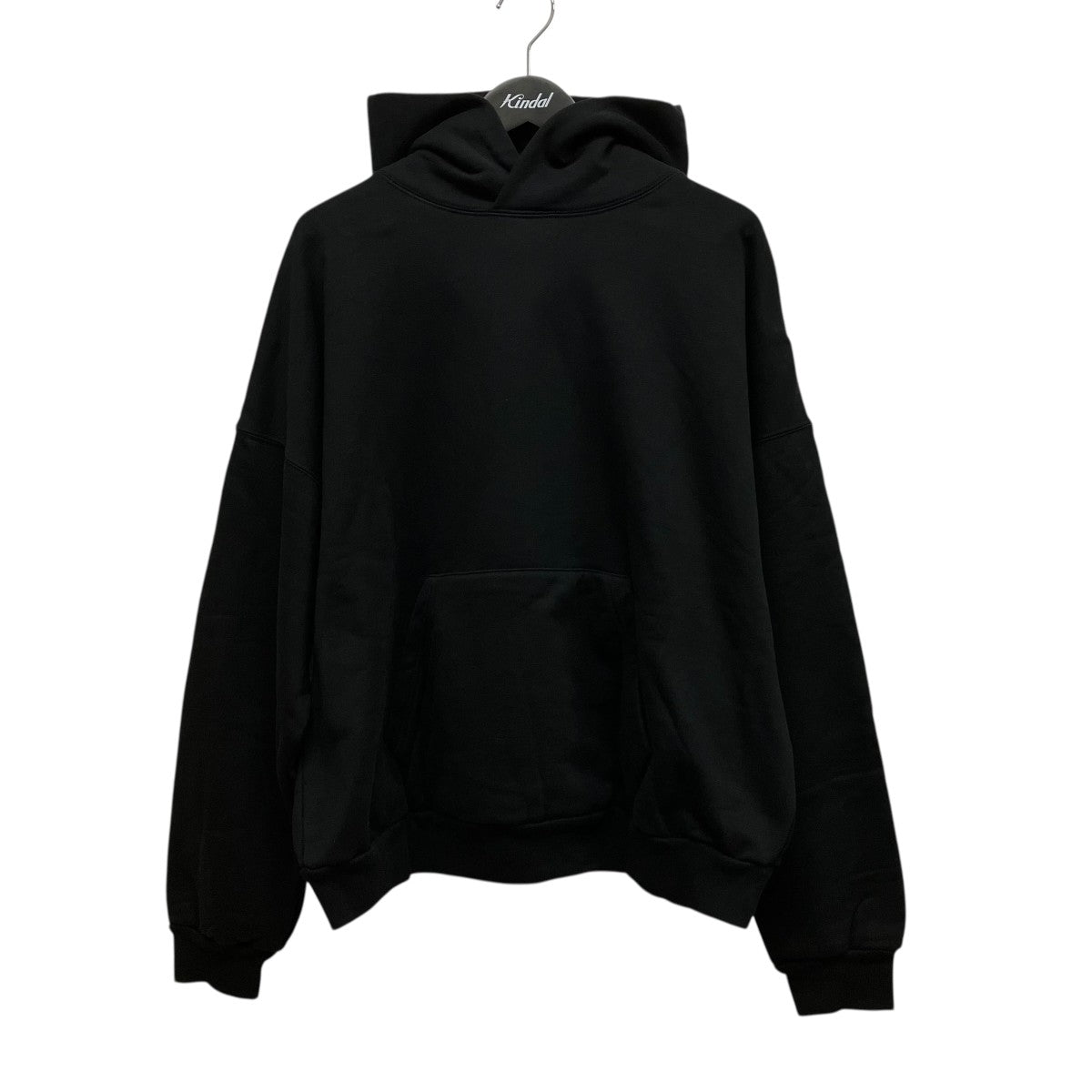 ケアラベルバックプリントプルオーバーパーカー725558