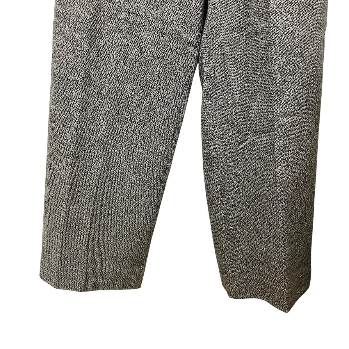 SAICO TROUSERSツイードタックワイドスラックス