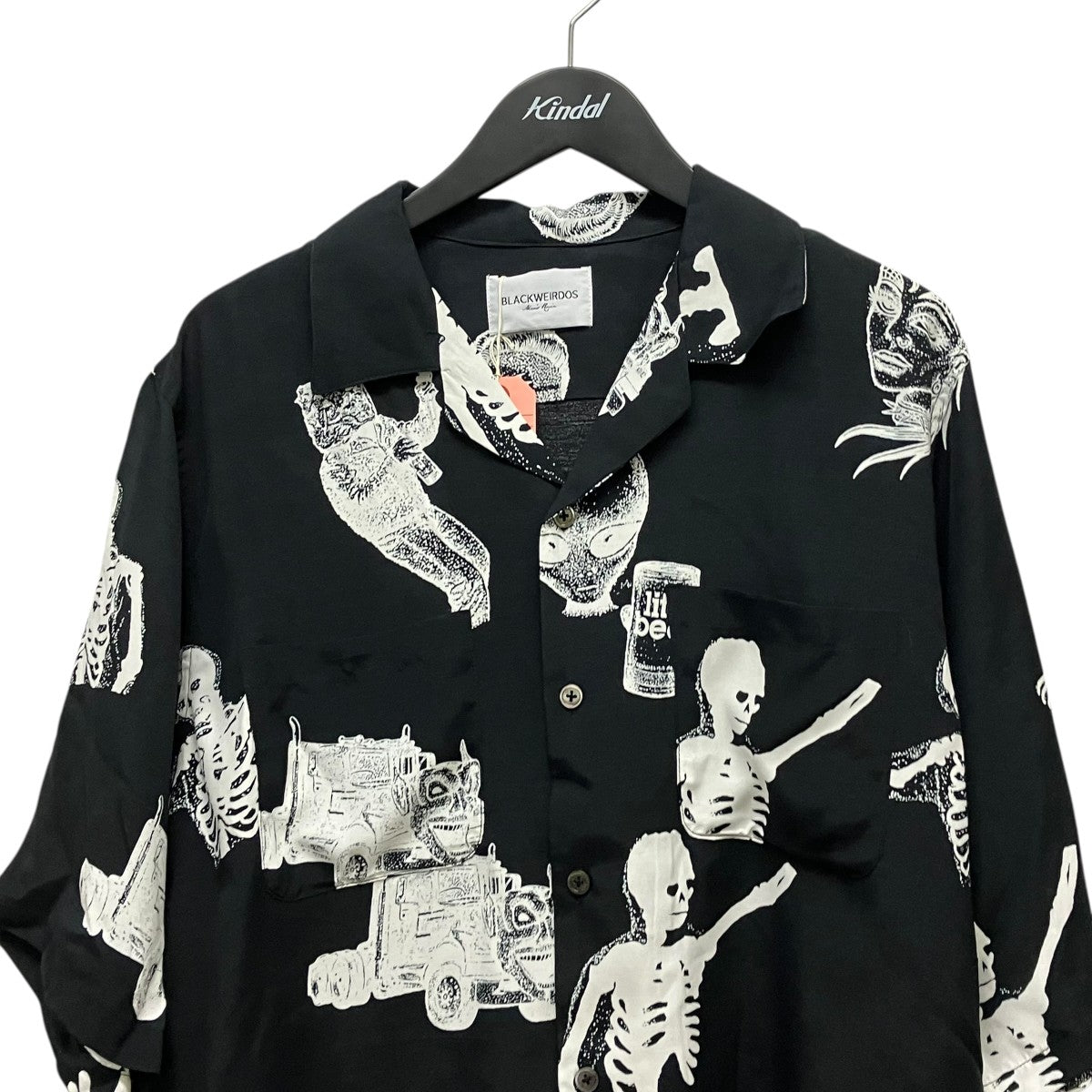 Black Weirdos 総柄アロハシャツ24SS-SH02 古着・中古-3枚目のアイテム画像