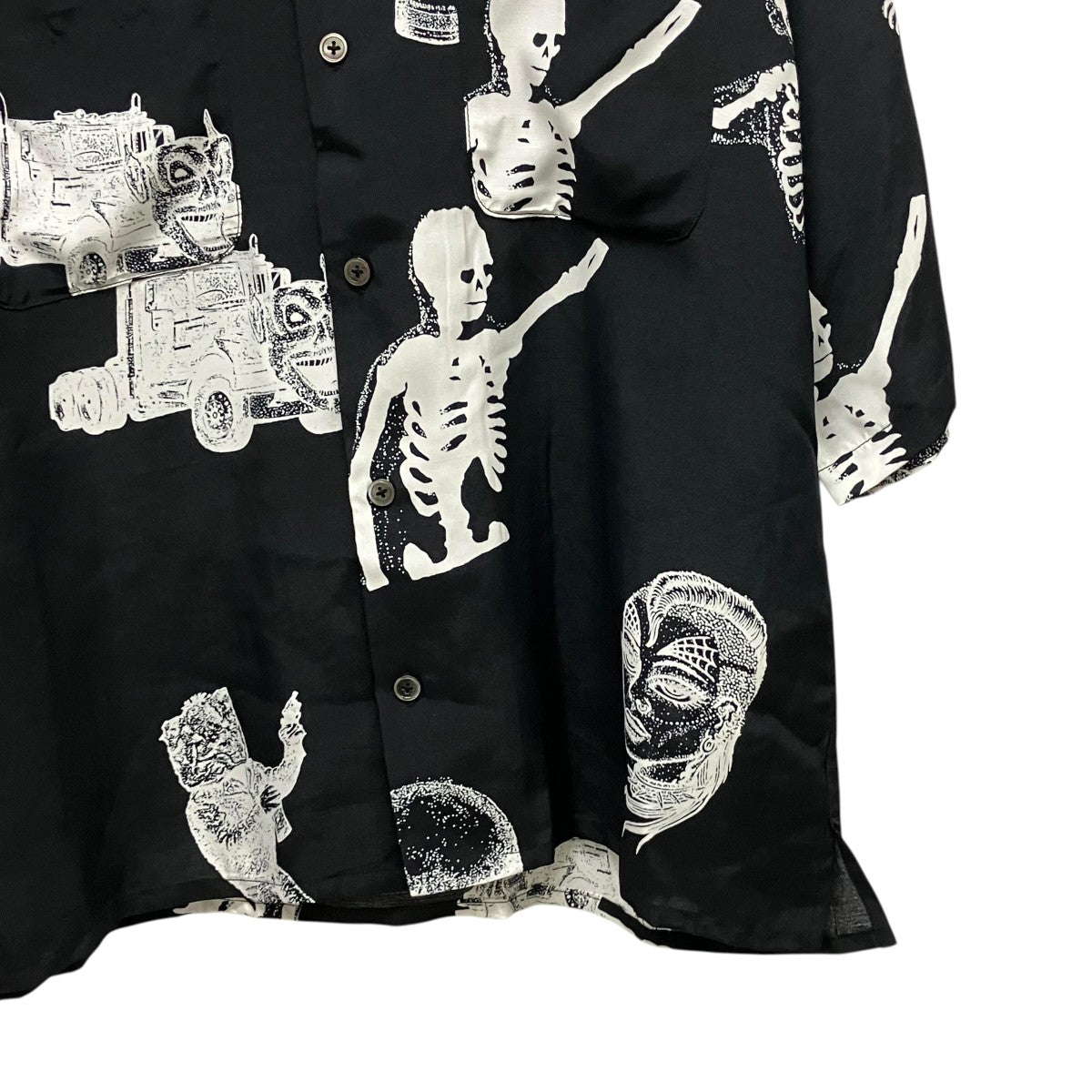 Black Weirdos 総柄アロハシャツ24SS-SH02 古着・中古-4枚目のアイテム画像