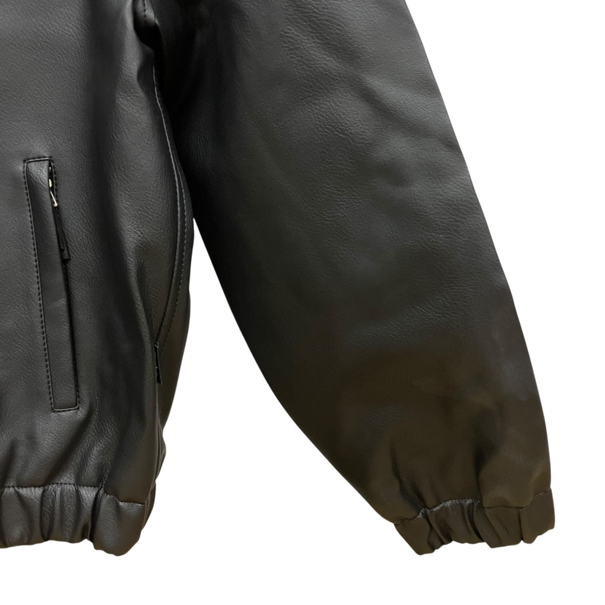 Jonah Hooded JacketフーデッドフェイクレザージャケットSS24-111J