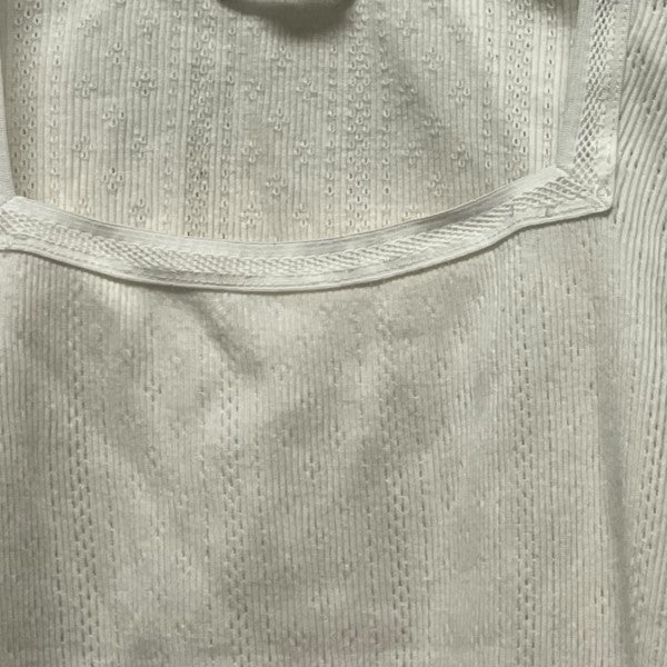 FUMIKA UCHIDA Eyelet Rib Stitch Square-neck T-shirtステッチスクエアネックTシャツFU-V-UW005 古着・中古-6枚目のアイテム画像