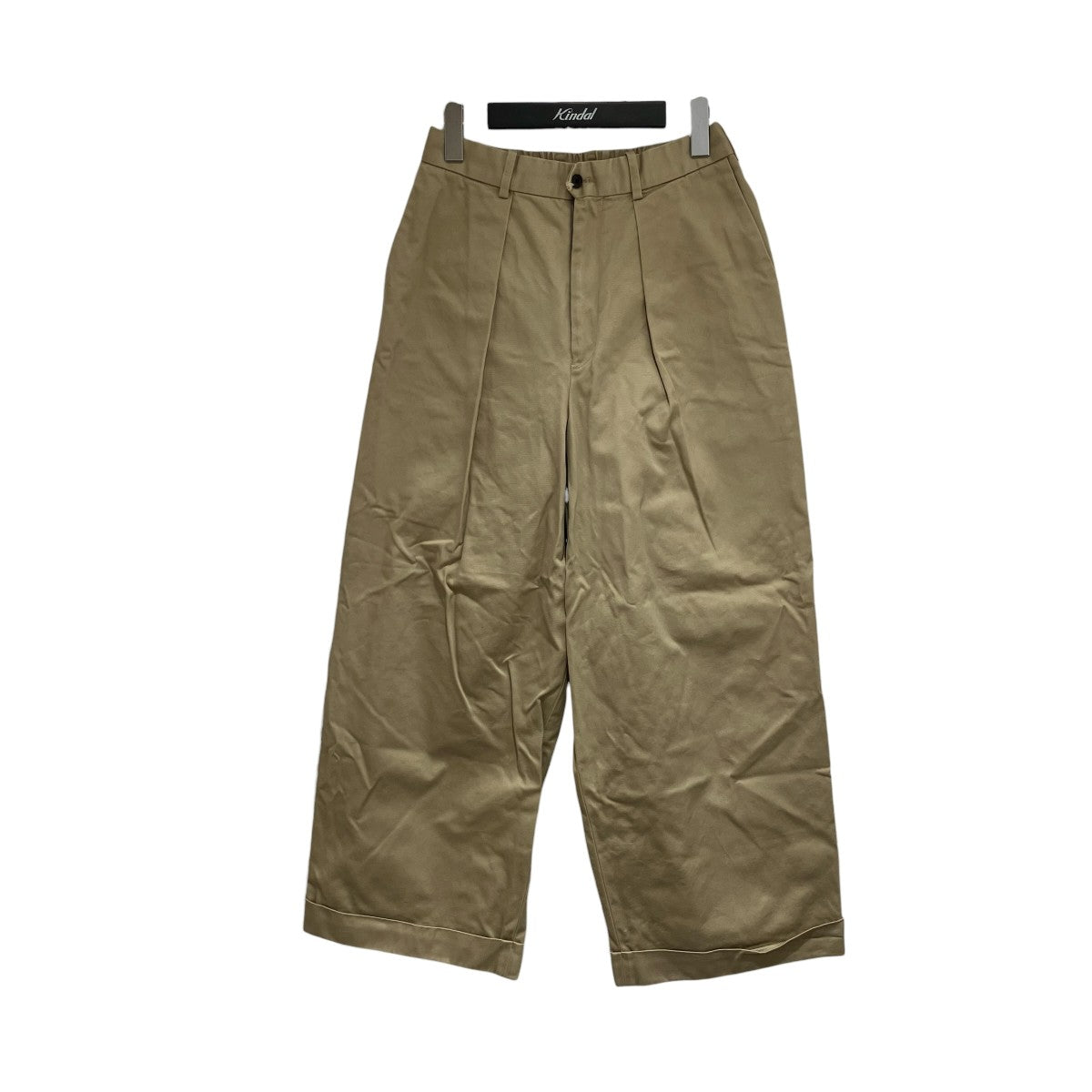 MARKAWARE(マーカウェア) PLEATED WIDE TROUSERS ORGANIC COTTON TWILL
