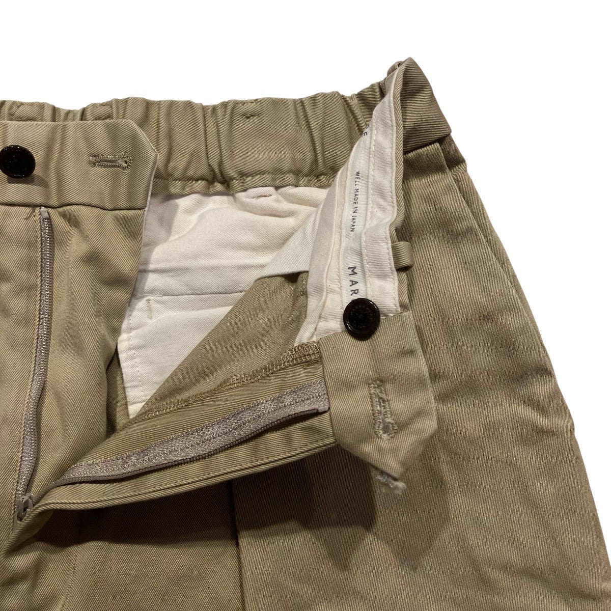 MARKAWARE PLEATED WIDE TROUSERS ORGANIC COTTON TWILLオーガニックコットンワイドタックパンツA22B-04PT01C 古着・中古-5枚目のアイテム画像