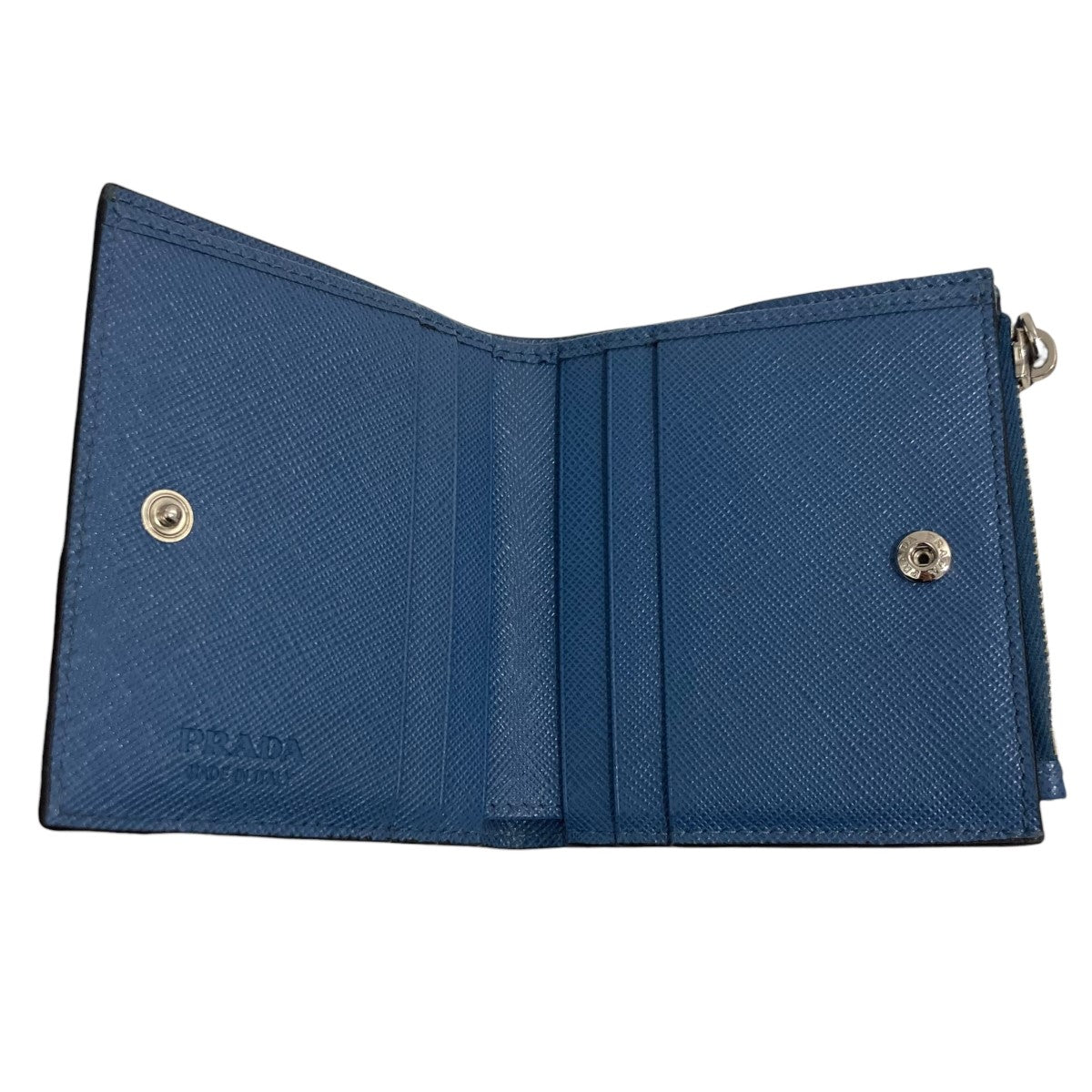 PRADA トライアングルプレート二つ折り財布 古着・中古-5枚目のアイテム画像