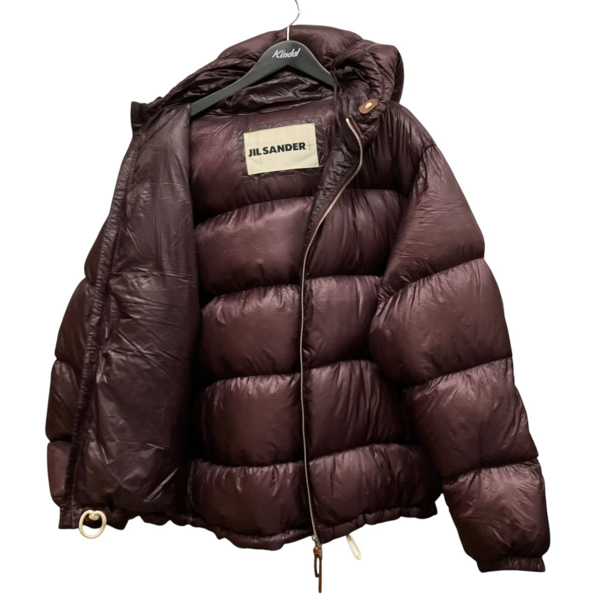 JIL SANDER+ 23AWLightweight Nylon Rip-Stop JacketフーデッドダウンジャケットJ47AF0115 古着・中古-3枚目のアイテム画像