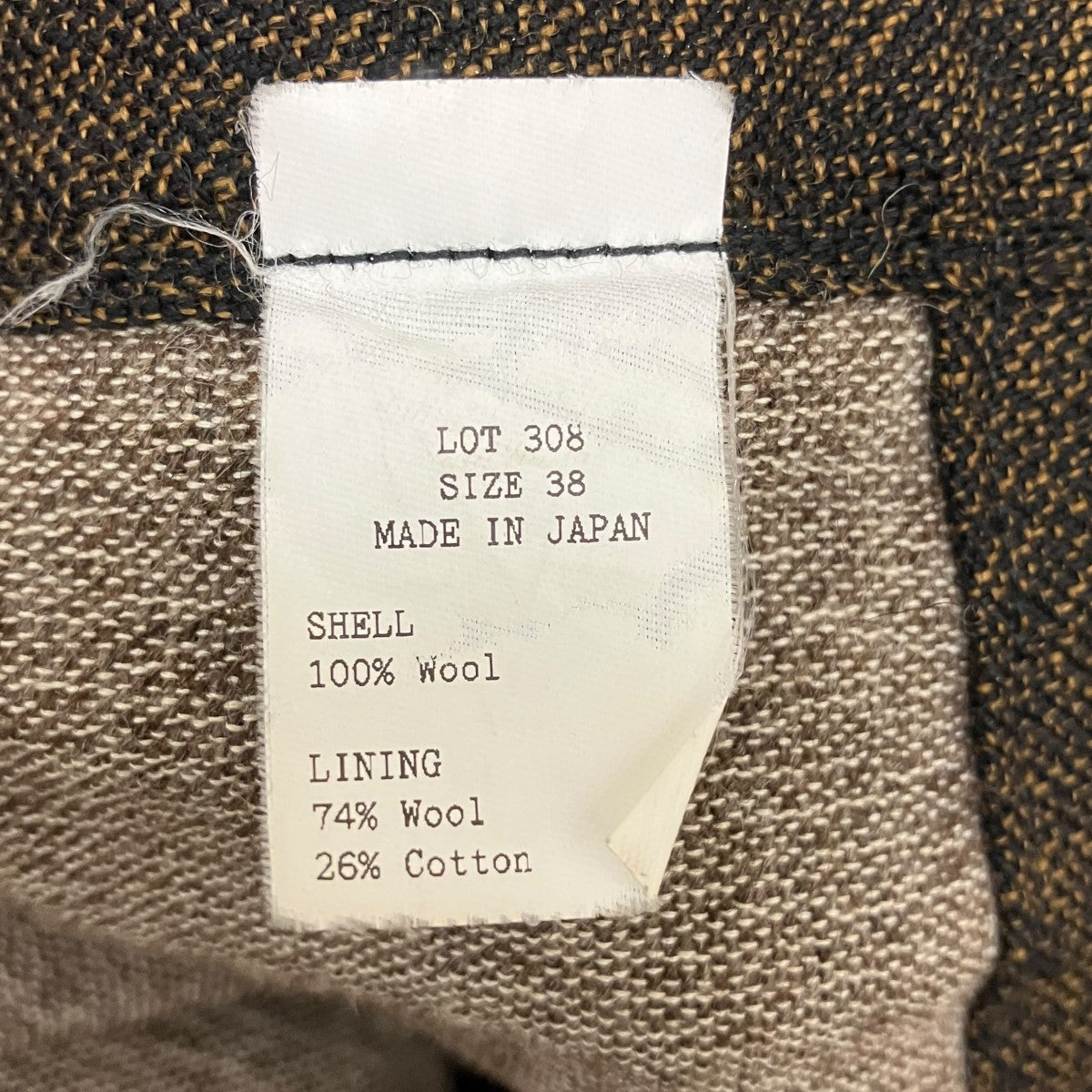 Sack Jacketサックジャケット308
