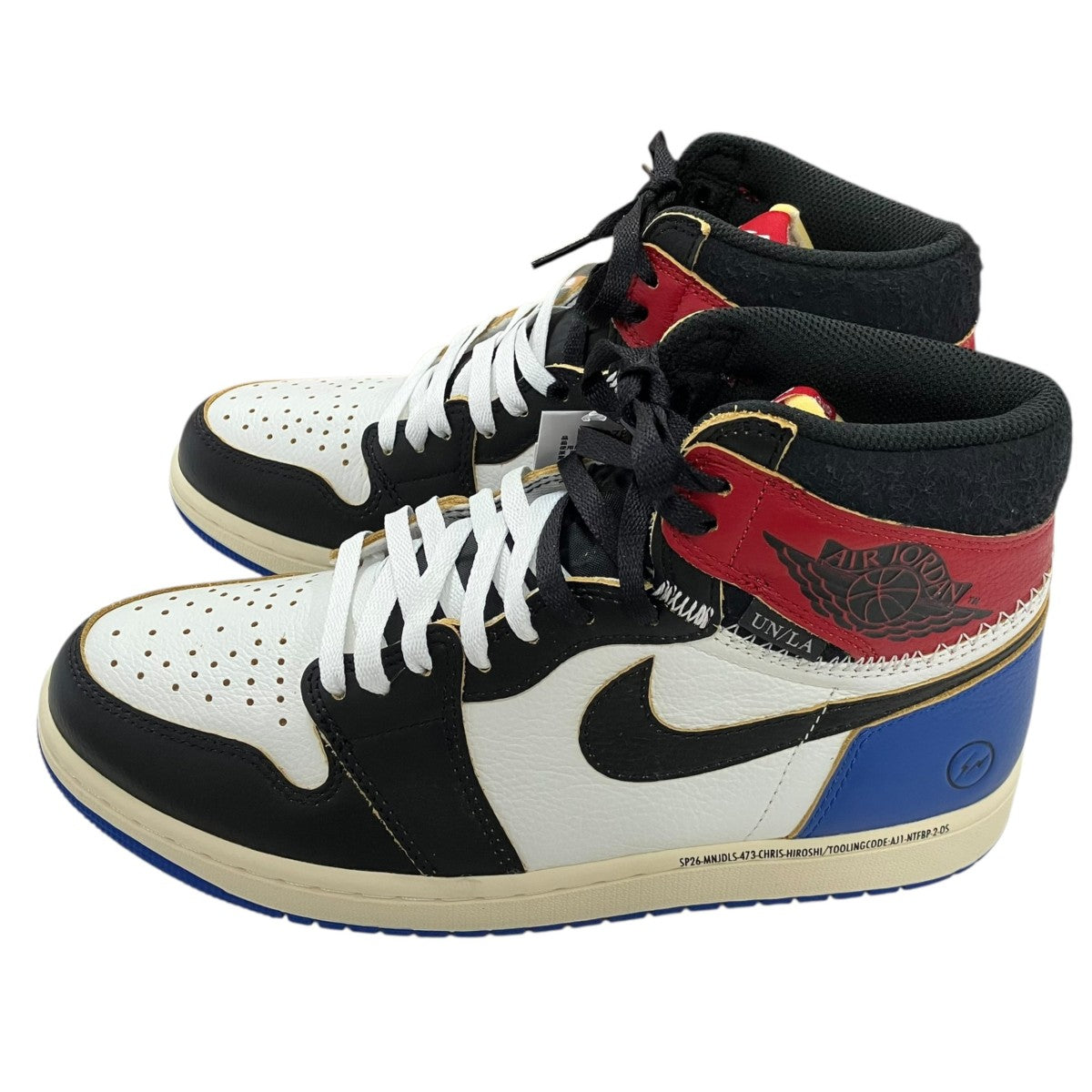 UNION LOS ANGELES×fragment design×NIKE 「AIR JORDAN1 RTR HI OG SP」ハイカットスニーカー 古着・中古-4枚目のアイテム画像