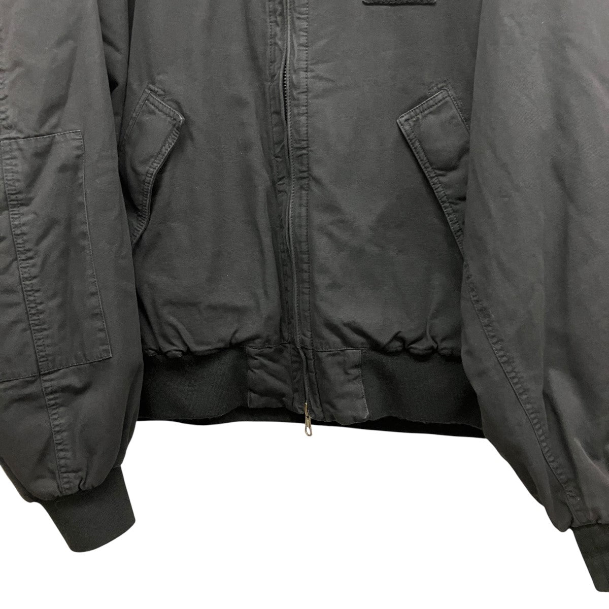 stussy FLIGHT BOMBERロゴワッペン中綿ブルゾン 古着・中古-4枚目のアイテム画像