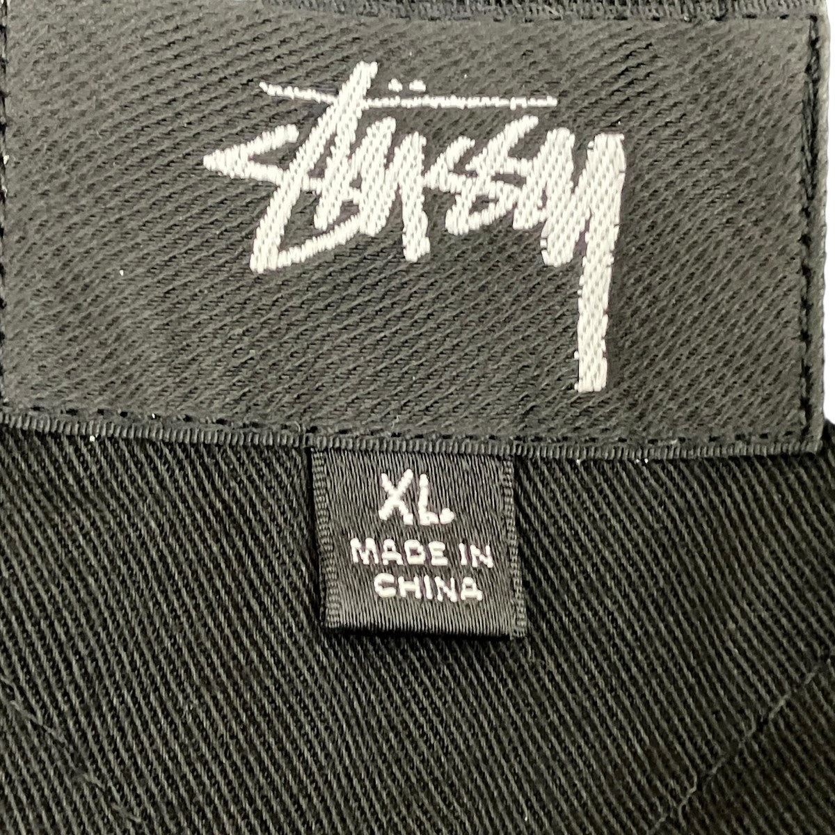 stussy FLIGHT BOMBERロゴワッペン中綿ブルゾン 古着・中古-7枚目のアイテム画像