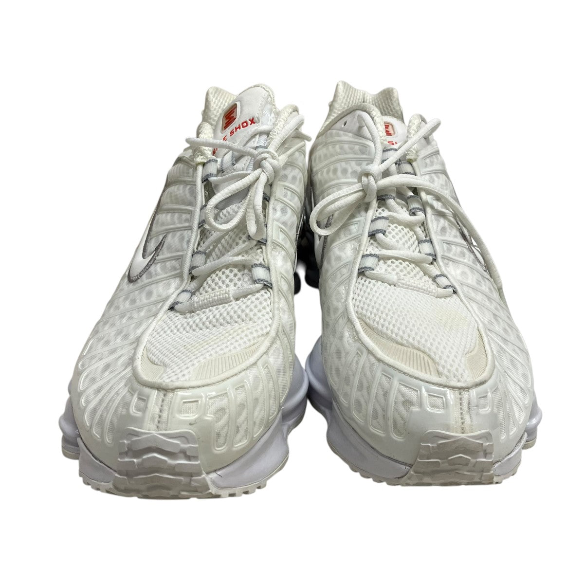 W SHOX TL WHITE WHITE-METALLIC SILVER-MAX ORANGESHOXスニーカーAR3566-100