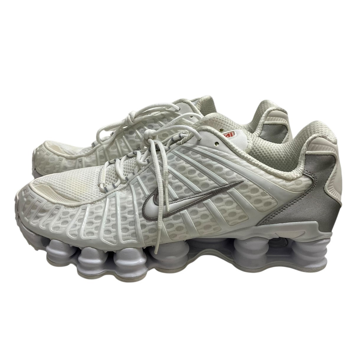 W SHOX TL WHITE WHITE-METALLIC SILVER-MAX ORANGESHOXスニーカーAR3566-100