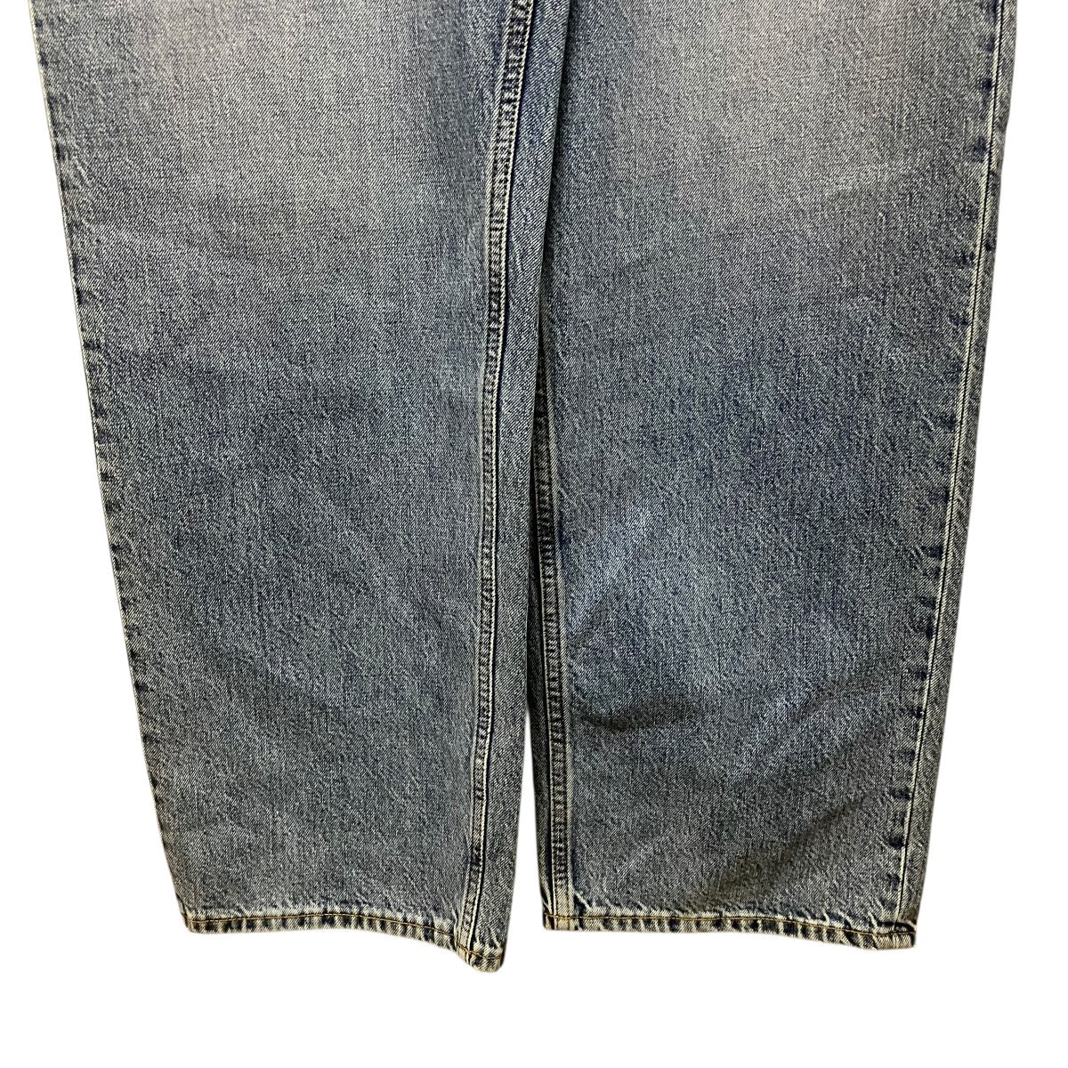 BOTTEGA VENETA ヴィンテージ インディゴウォッシュド ワイドレッグデニムデニムパンツ740397 古着・中古-4枚目のアイテム画像