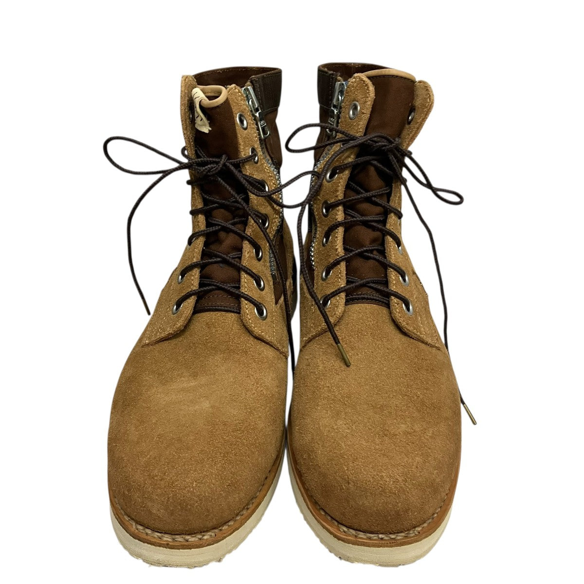 VISVIM 7-HOLE 73-FOLK異素材切替スウェードブーツ0118302002004 古着・中古-2枚目のアイテム画像