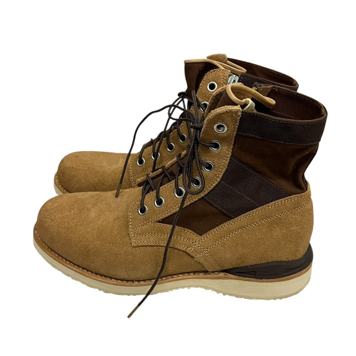VISVIM 7-HOLE 73-FOLK異素材切替スウェードブーツ0118302002004 古着・中古-3枚目のアイテム画像
