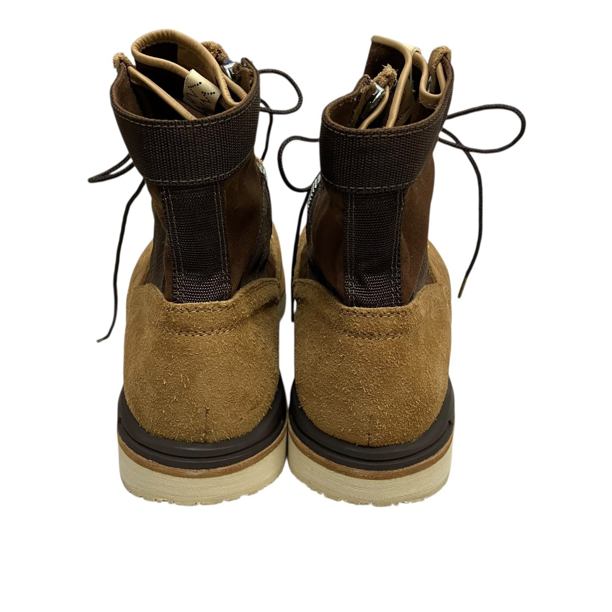 VISVIM 7-HOLE 73-FOLK異素材切替スウェードブーツ0118302002004 古着・中古-4枚目のアイテム画像