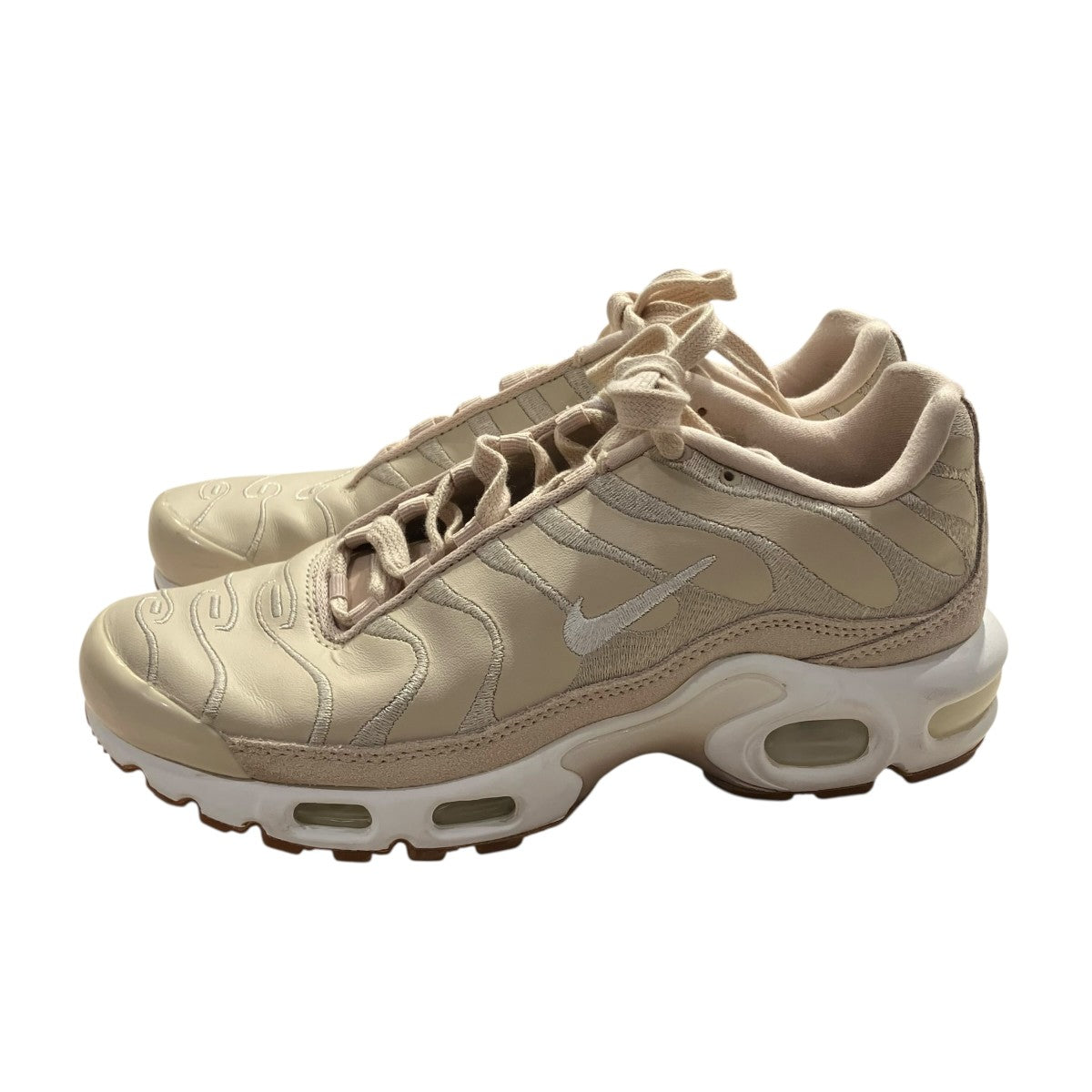 NIKE Wmns Air Max Plus Premium Vachetta Tan GumスニーカーDZ2832-200 古着・中古-3枚目のアイテム画像