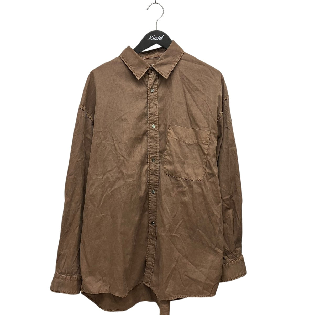 CLESSTE 24SSPIGMENT DYED OXFORD CITY SHIRTポケット長袖シャツCLS-SH-2413 古着・中古-1枚目のアイテム画像
