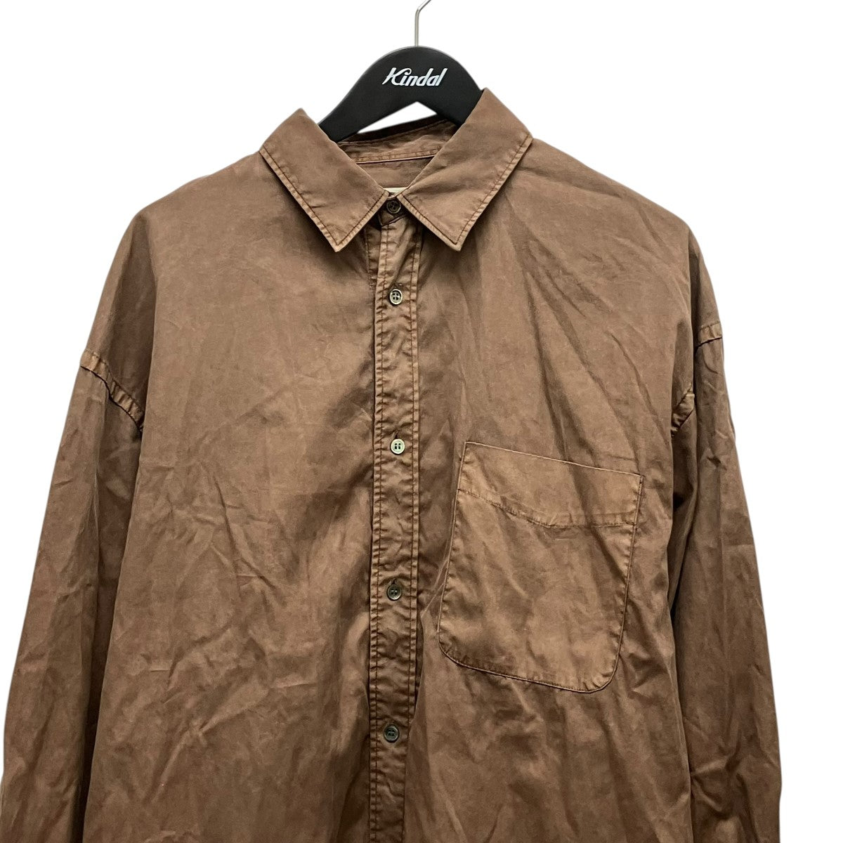 CLESSTE 24SSPIGMENT DYED OXFORD CITY SHIRTポケット長袖シャツCLS-SH-2413 古着・中古-3枚目のアイテム画像