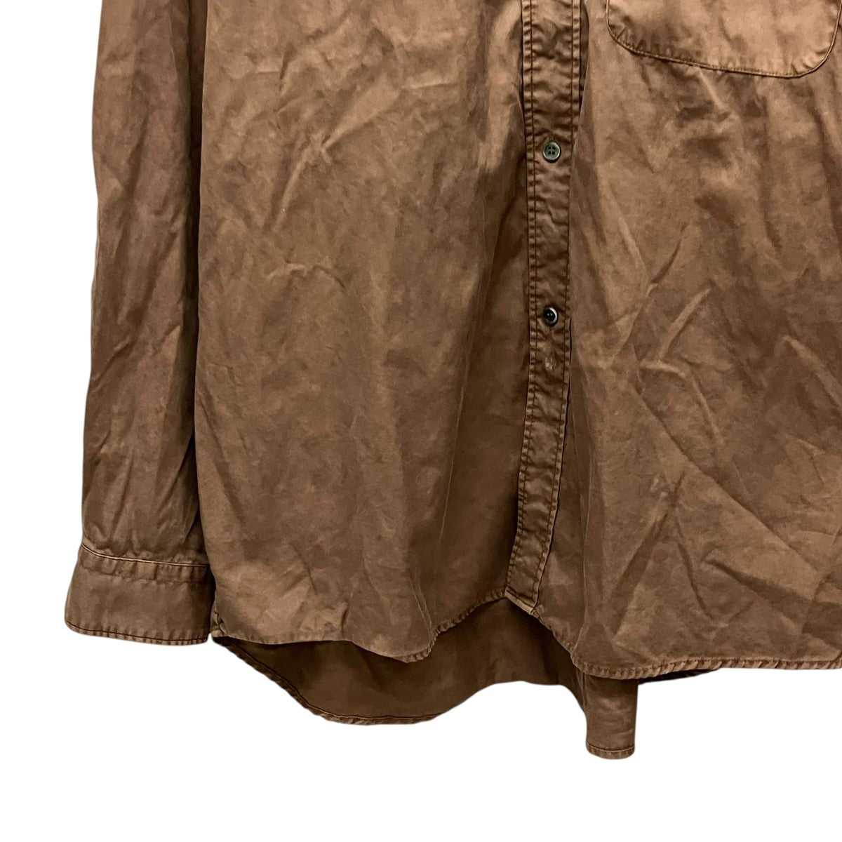 CLESSTE 24SSPIGMENT DYED OXFORD CITY SHIRTポケット長袖シャツCLS-SH-2413 古着・中古-4枚目のアイテム画像