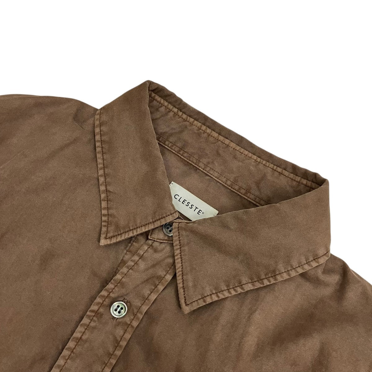 CLESSTE 24SSPIGMENT DYED OXFORD CITY SHIRTポケット長袖シャツCLS-SH-2413 古着・中古-5枚目のアイテム画像