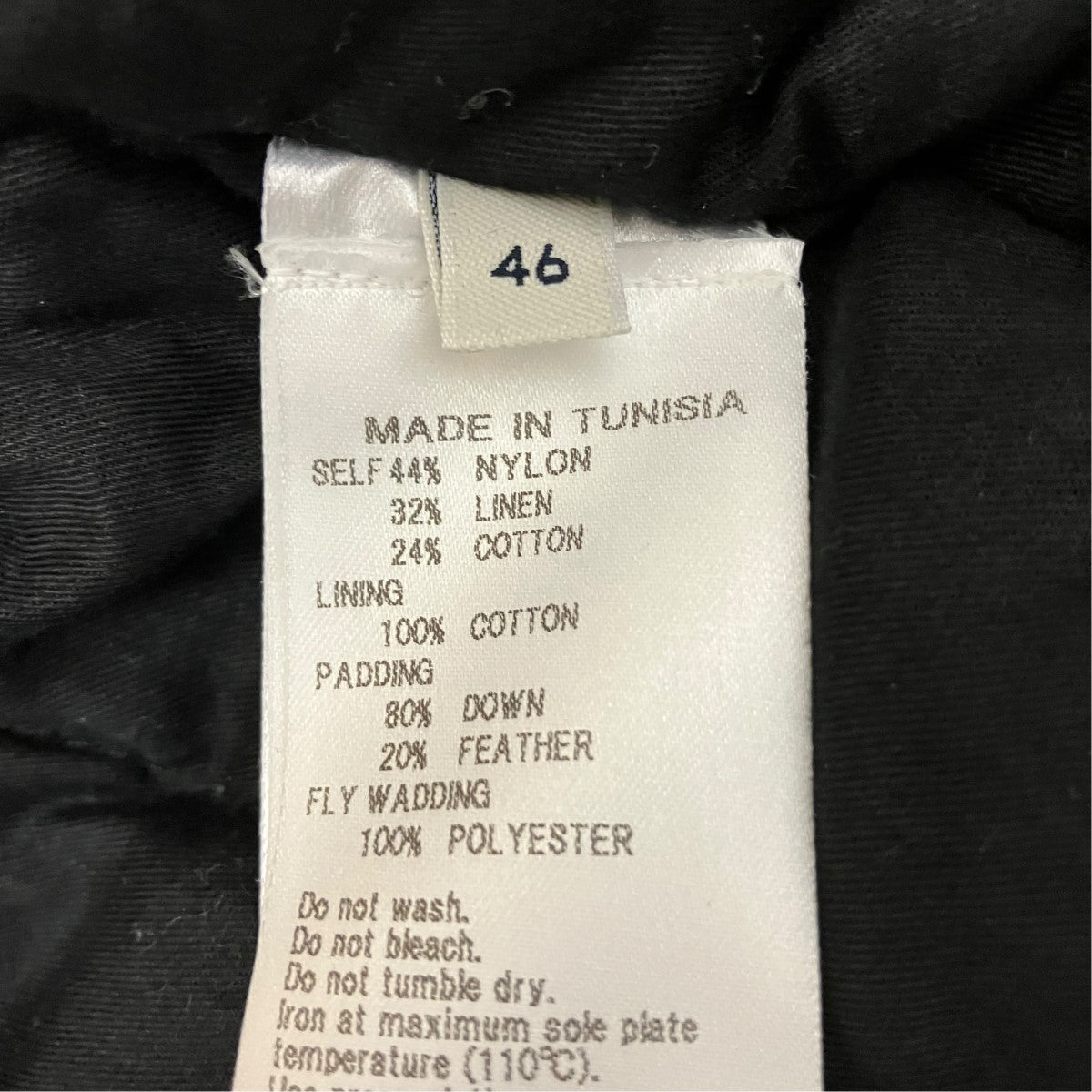 LEMAIRE 25AWPUFFER BLOUSONダウンジャケットBFL-55510-B 古着・中古-6枚目のアイテム画像