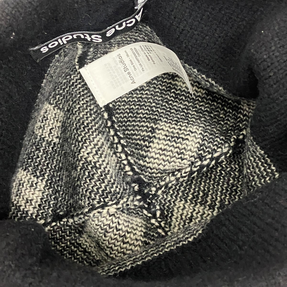 ACNE STUDIOS ニット帽FA-UX-HATS000158 古着・中古-4枚目のアイテム画像