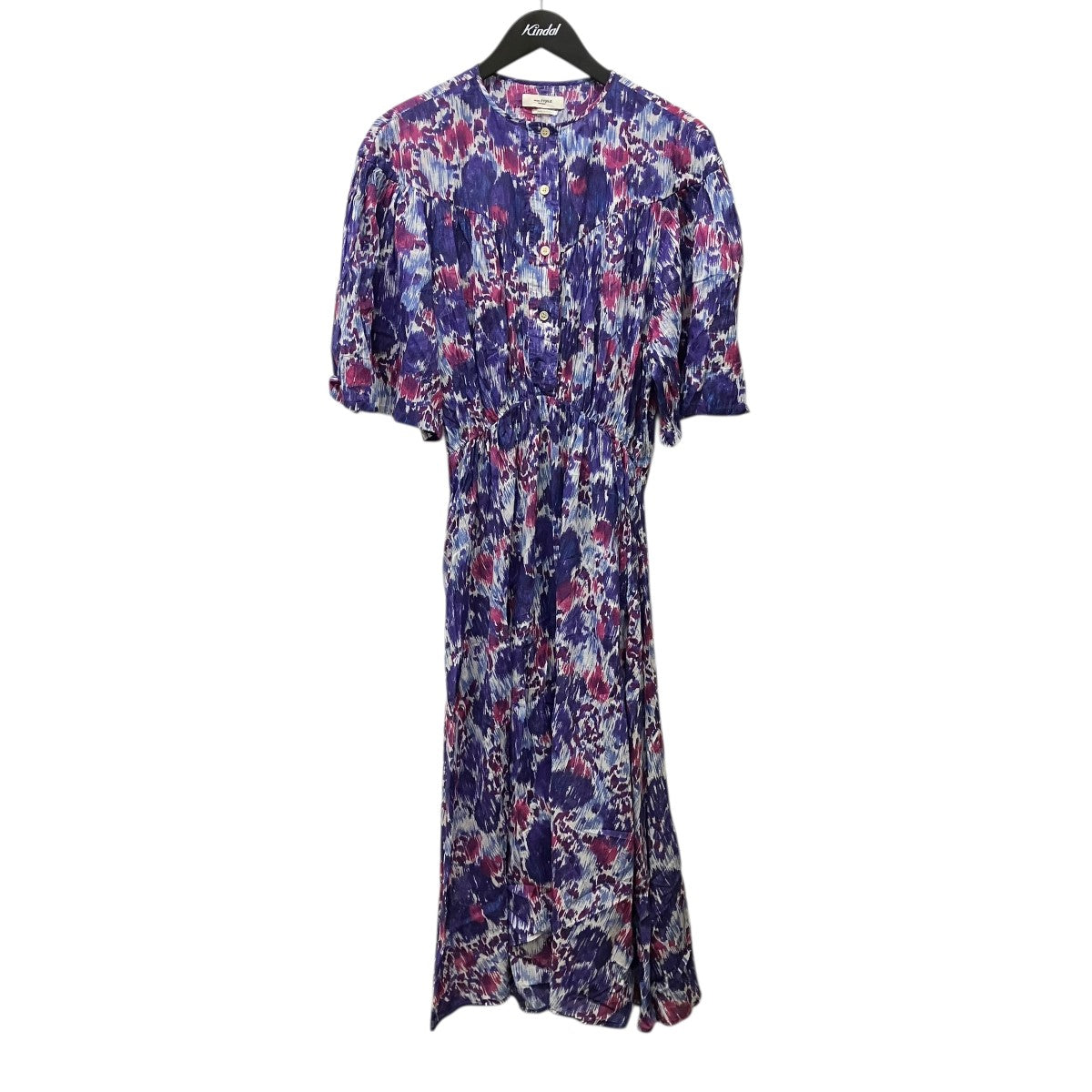 ISABEL MARANT Maggy Dress総柄ワンピースRO2103-22P033E 古着・中古-1枚目のアイテム画像