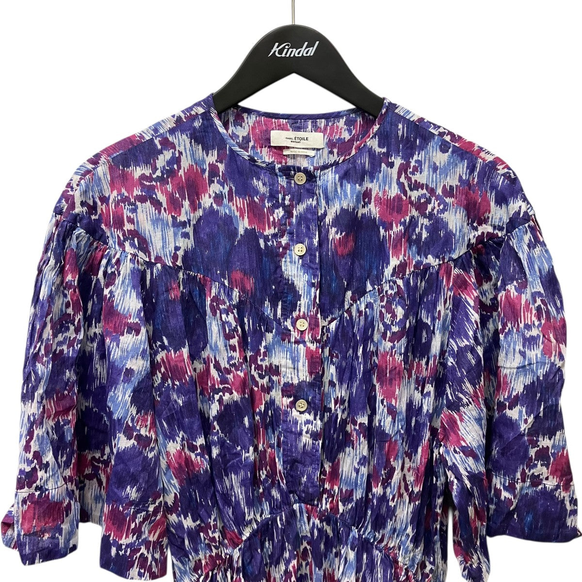 ISABEL MARANT Maggy Dress総柄ワンピースRO2103-22P033E 古着・中古-3枚目のアイテム画像