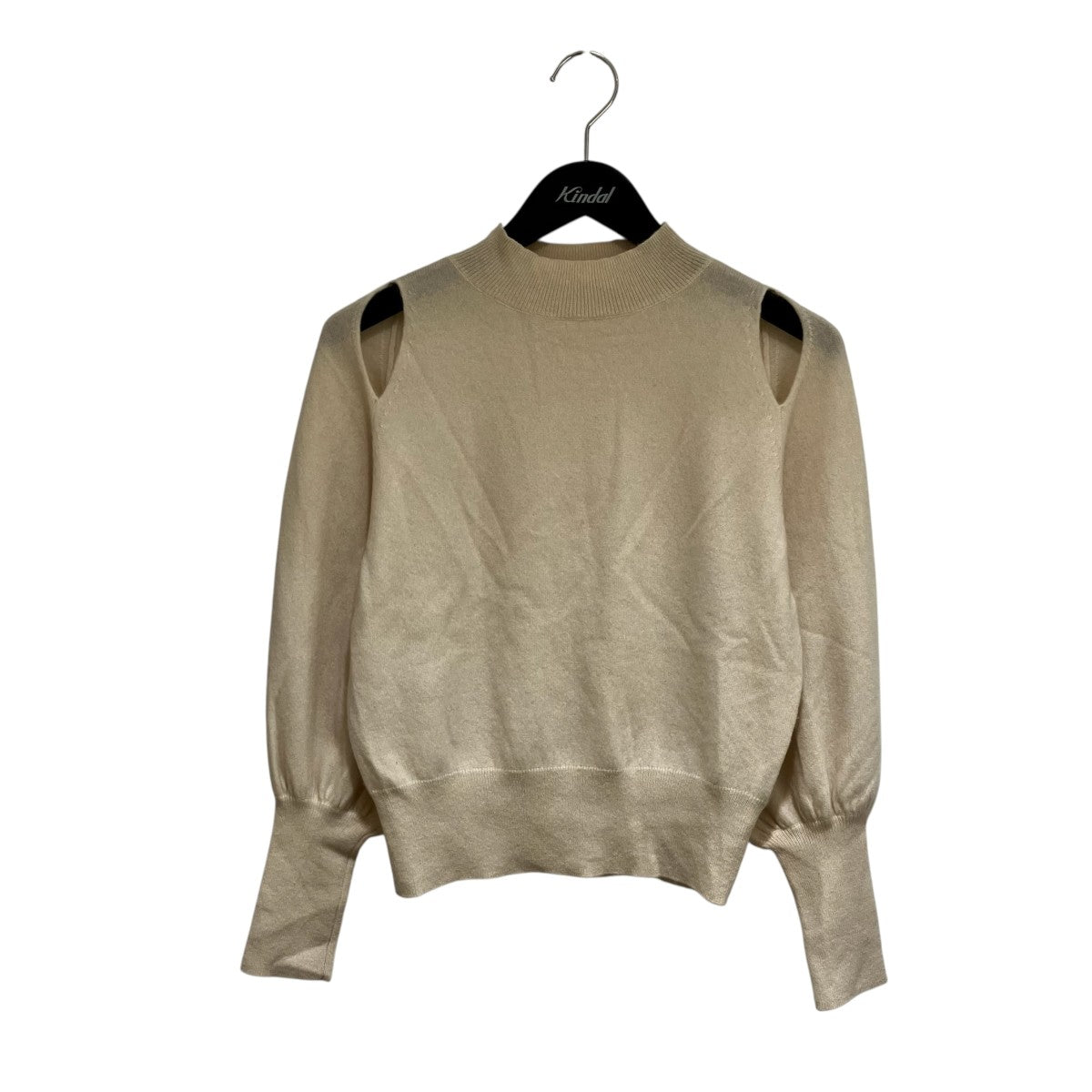 カシミヤハイネックショルダースリットセーターCWNT215001