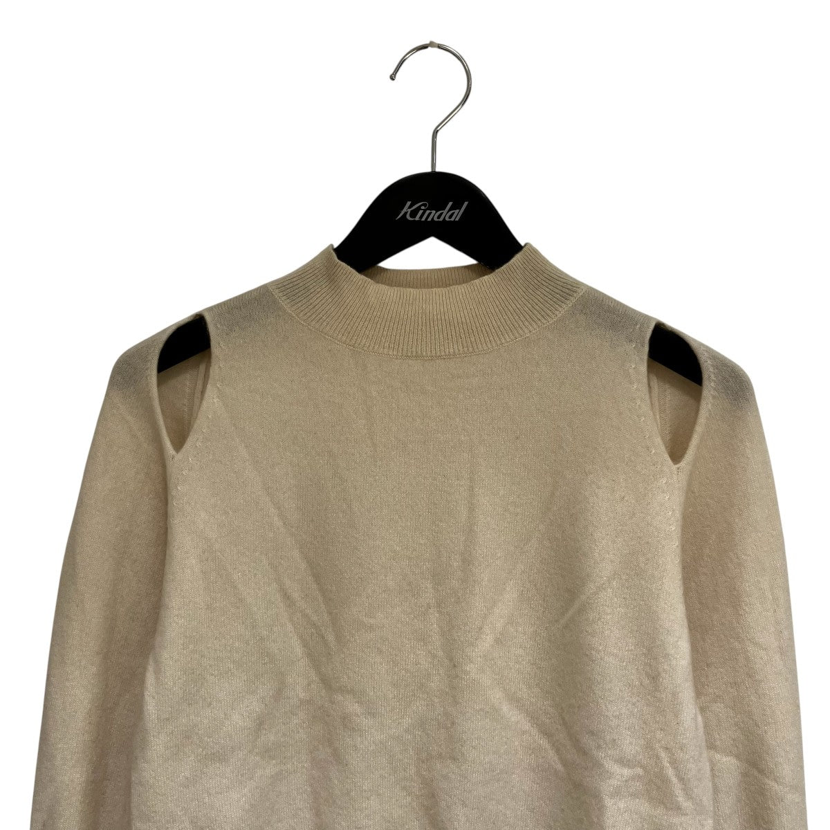 カシミヤハイネックショルダースリットセーターCWNT215001