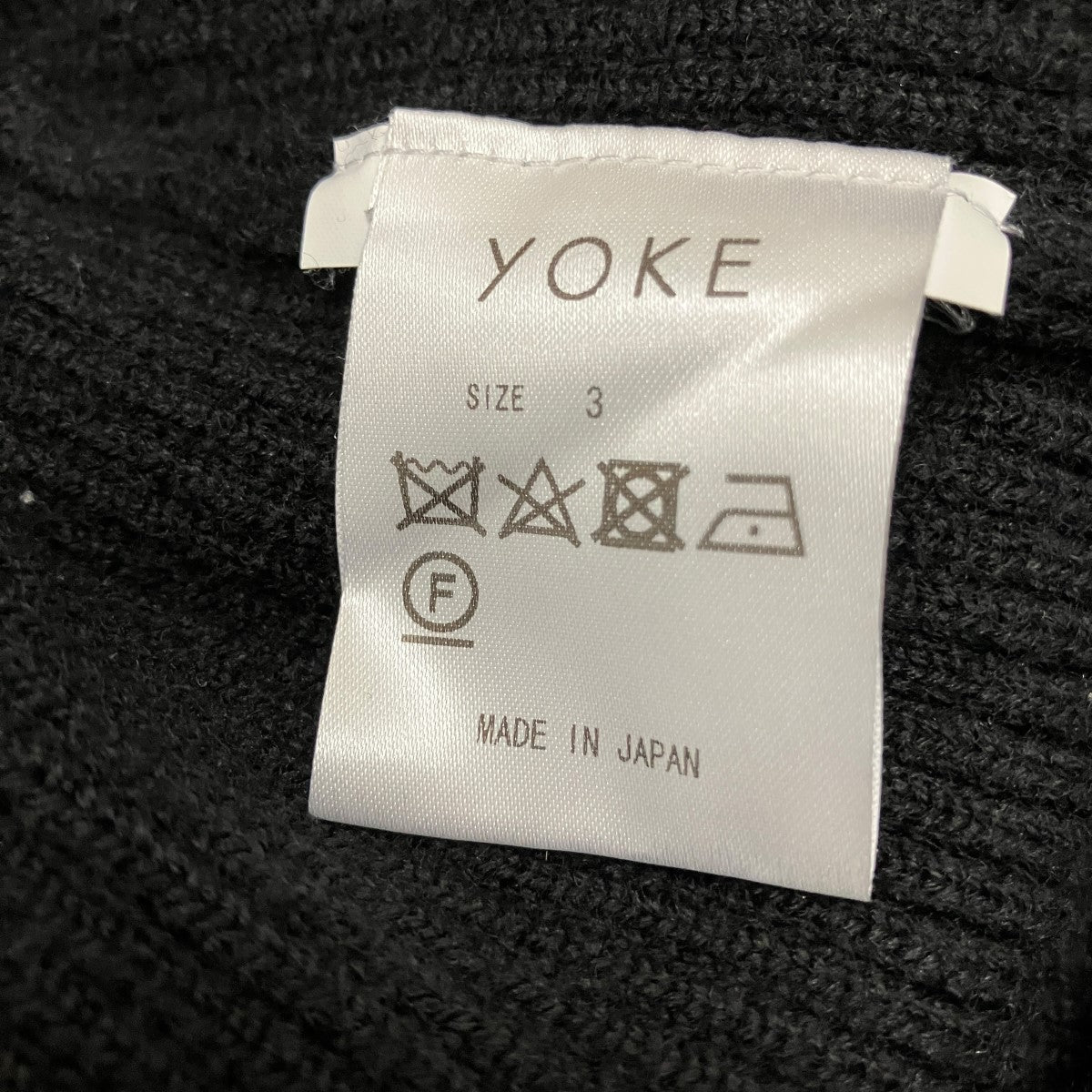 YOKE 23AWウールクルーネックニットYK23FW0608S-J0 古着・中古-6枚目のアイテム画像