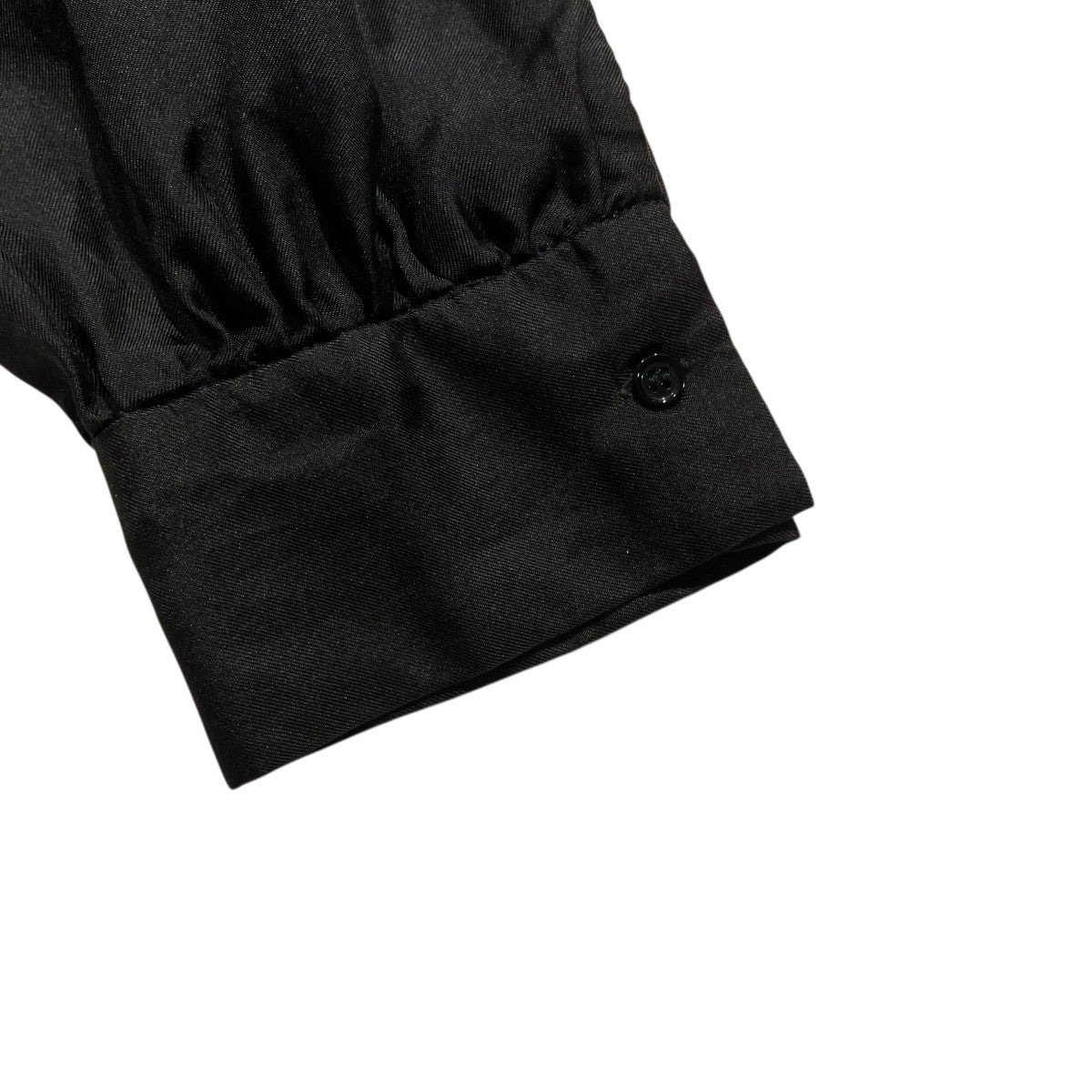 Silk shirt with jabot collar長袖シルクフリルブラウスSFPCM00514